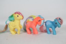 My Little Pony, Hasbro - Three loose My Little Pony G1,Ponies.