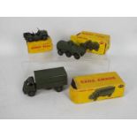 Dinky Toys - Three boxed Dinky military vehicles.