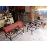 A rolling chassis, boiler,