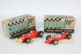 Scalextric, Triang - Two boxed vintage Scalextric racing cars.