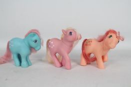 My Little Pony, Hasbro - Three loose My Little Pony G1,Ponies.