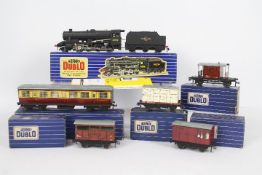 Hornby Dublo - A boxed loco and 5 x boxed wagons, # 31025 an L.M.R.