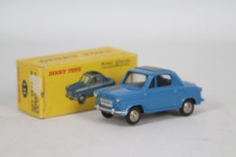 Dinky - A boxed original French Dinky # 24L Vespa 400 in blue.