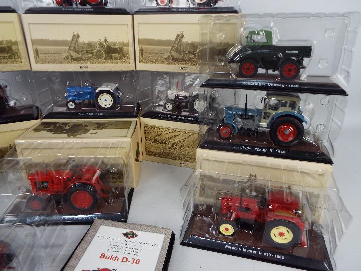 Atlas - 14 x boxed Atlas Editions tractor models including a 1969 David Brown Selectamatic 880, - Image 3 of 5