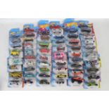 Hot Wheels - 50 x unopened carded Hot Wheels models including 69 Dodge Charger 500 # FYC18-D7C3,