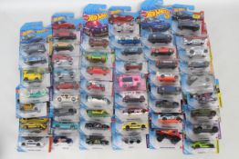 Hot Wheels - 50 x unopened carded Hot Wheels models including 69 Dodge Charger 500 # FYC18-D7C3,
