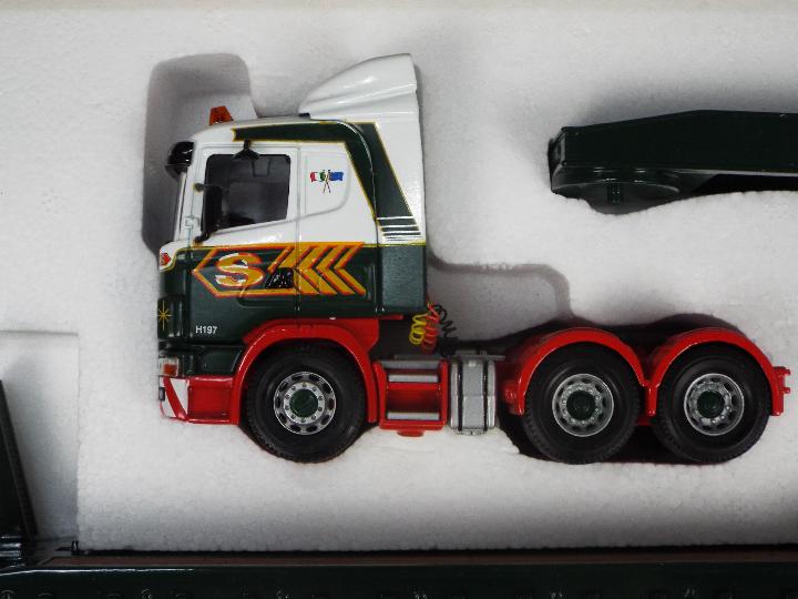 Corgi - A boxed Corgi Limited Edition CC12203 'Eddie Stobart Ltd.' Scania Low loader. - Image 3 of 3