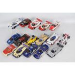 Scalextric - 21 x unboxed slot cars including MG Metro 6R4, Maserati 4200 GT Trofeo,