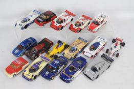 Scalextric - 21 x unboxed slot cars including MG Metro 6R4, Maserati 4200 GT Trofeo,