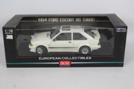Sun Star - A boxed 1:18 scale 1984 Ford escort RS Turbo # 4961R.