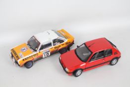 Sun Star - Solido 2 x unboxed 1:18 scale cars,