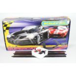 Scalextric - A boxed Scalextric Supercars circuit racing set.