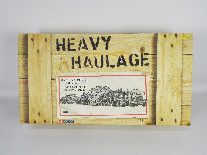 Corgi Heavy Haulage - A boxed Corgi Heavy Haulage Limited Edition CC12305 Scammell Contractor x2,