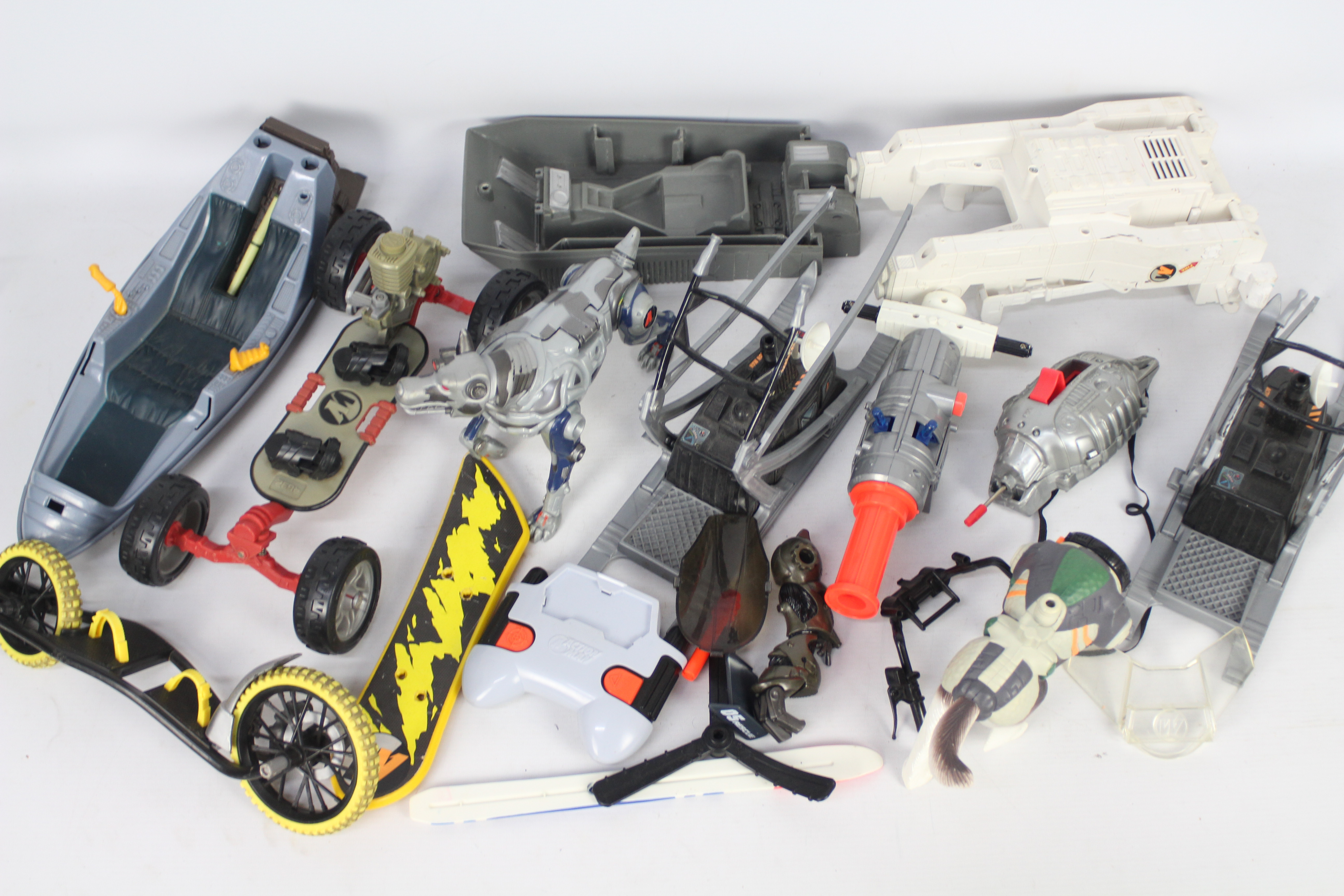 Hasbro - Action Man - A group of Action Man related figures and vehicles including 2 x Explorers