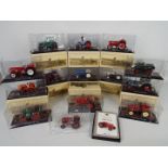 Atlas - 14 x boxed Atlas Editions tractor models including a 1969 David Brown Selectamatic 880,