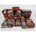 Playmates - Eidos - 10 x carded Tomb Raider figures including Lara Croft,