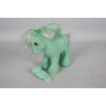 My Little Pony, Hasbro - A rare and loose My Little Pony G1 Year 6 Pony 'Mountain Boy Ice Crystal'.