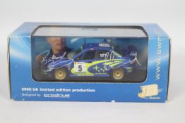 Prodrive - A limited edition boxed 2001 Subaru Impreza WRC car with Richard Burns and Robert Reid's
