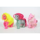 My Little Pony, Hasbro - Three loose My Little Pony G1,Ponies.