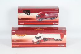 Corgi - Two boxed Corgi 'Hauliers of Renown' Limited Edition 1:50 scale diecast trucks.