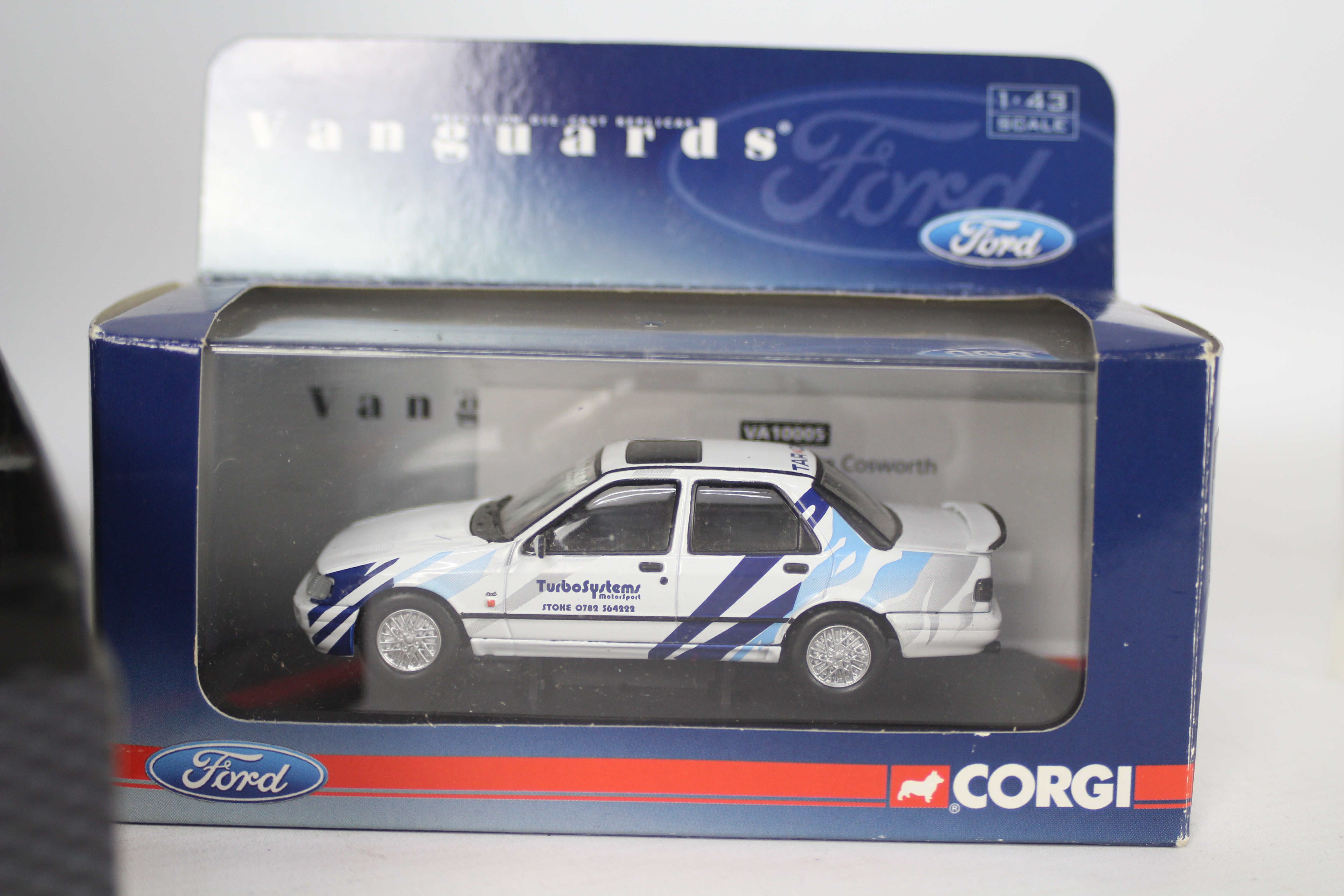 Corgi - 3 x boxed limited edition Ford Sierra Sapphire Cosworth models in 1:43 scale, - Image 3 of 4