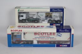 Corgi - Two boxed Corgi Limited Edition 1:50 scale diecast trucks .