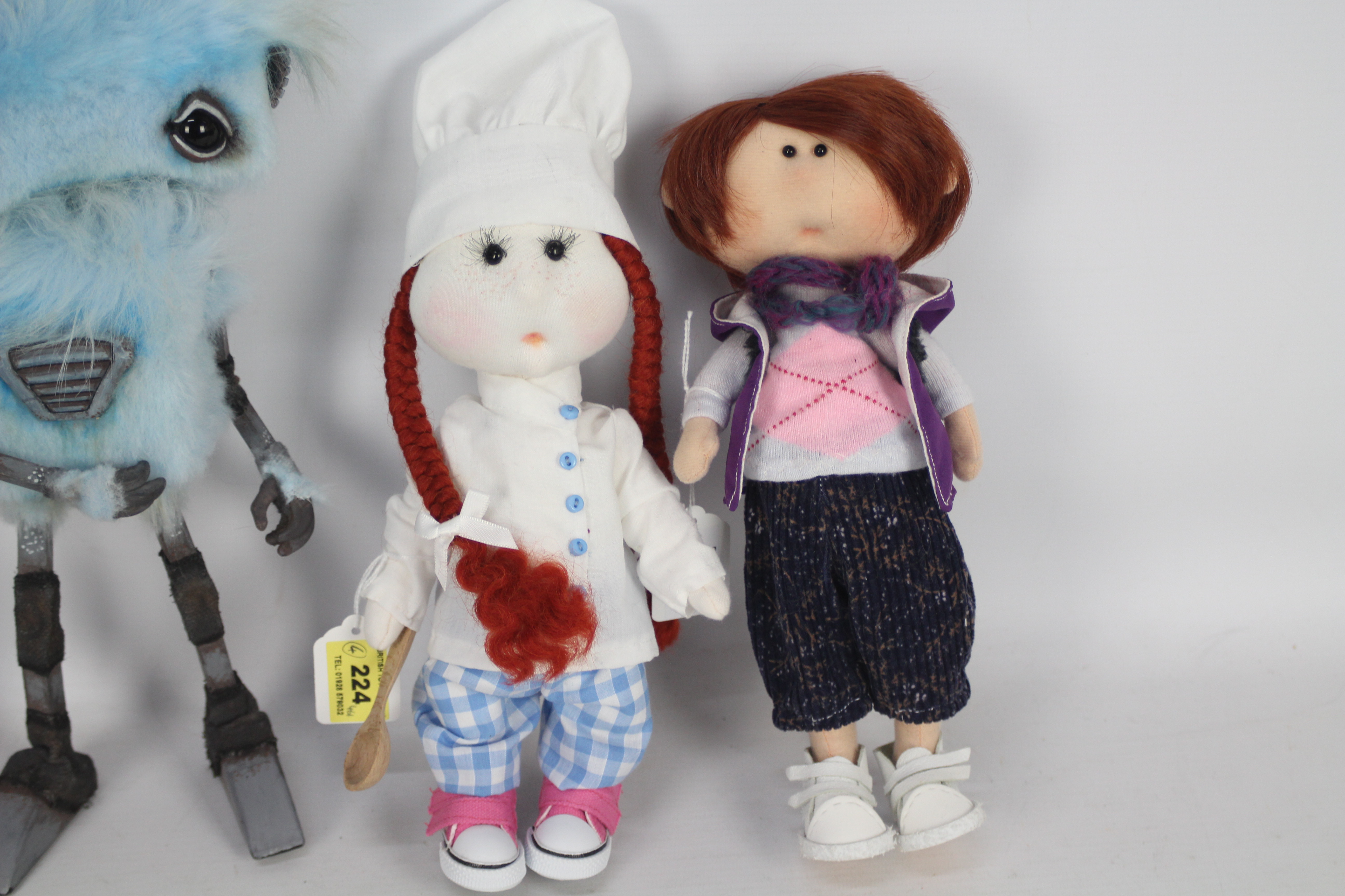 Ann's Creations - 4 x figures including two Ann's Creations dolls one dressed as a chef the other - Image 2 of 3