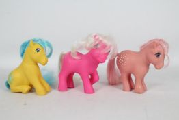 My Little Pony, Hasbro - Three loose My Little Pony G1,Ponies.