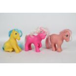 My Little Pony, Hasbro - Three loose My Little Pony G1,Ponies.