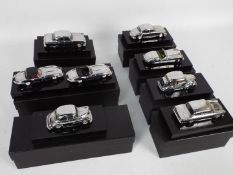 Corgi - Seven boxed diecast vehicles from Corgi's 'Connoisseur Collection' chrome range.