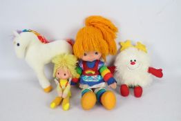 Mattel, Hallmark - A vintage group of unboxed 'Rainbow Bright' children's soft toys,