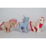 My Little Pony, Hasbro - Three loose My Little Pony G1,Ponies.