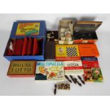 Board & Card Games - a selection of card & travel games - Bundle comprises of draughtboard puzzle,