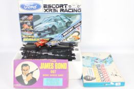 Scalextric, Spears, ASL Pastimes - A boxed Scalextric set with two vintage board games.