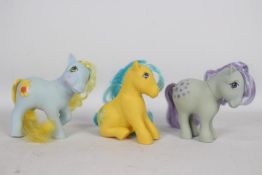 My Little Pony, Hasbro - Three loose My Little Pony G1,Ponies.