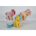 My Little Pony, Hasbro - Three loose My Little Pony G1,Ponies.