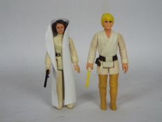 Star Wars - Two loose vintage and ungraded Star Wars 3 3/4 action figures,