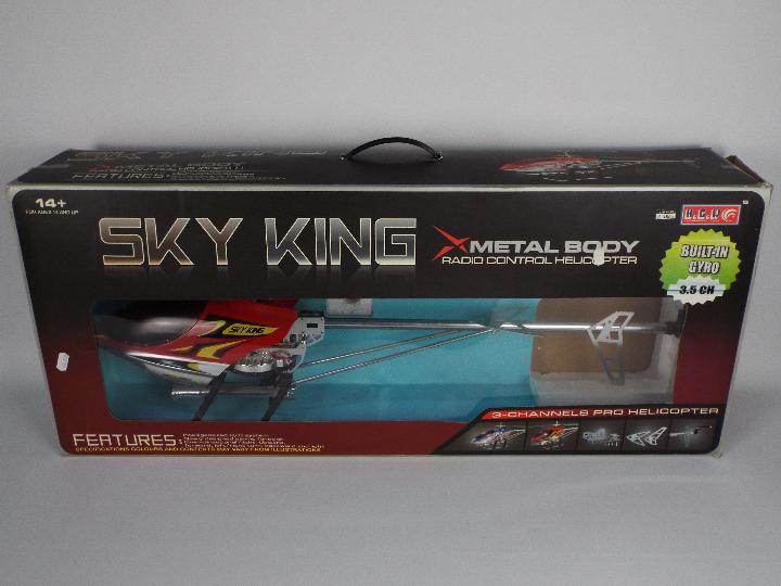 Sky King - A boxed Sky King Radio Controlled Helicopter.