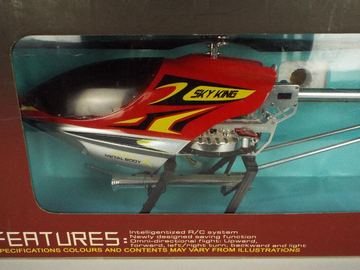 Sky King - A boxed Sky King Radio Controlled Helicopter. - Image 2 of 4