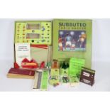 Subbuteo - A boxed Subbuteo Table Soccer 'Continental Club Edition' with seven boxed Subbuteo