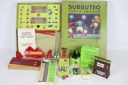 Subbuteo - A boxed Subbuteo Table Soccer 'Continental Club Edition' with seven boxed Subbuteo