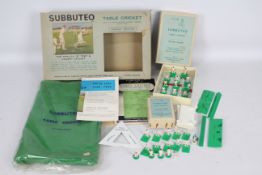 Subbuteo - A boxed Subbuteo Table Cricket Display Edition.