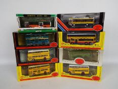 EFE - Model Bus Evolution - 8 x boxed bus models in 1:76 scale mostly relating to Hong Kong,