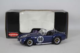 Kyosho - A boxed diecast 1:18 scale Kyosho #7006 Shelby Cobra 427 S/C.