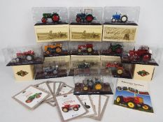 Atlas Editions - 12 x boxed Atlas Edition tractor models including a 1956 Landini L 55,