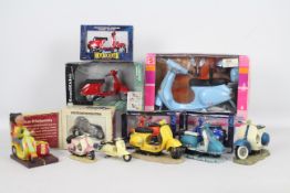 Mattel - NewRay - Toyway - A collection of 12 x Scooter models, six boxed and six unboxed.