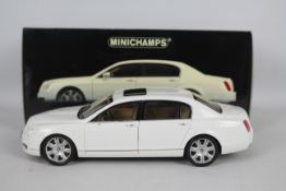 Minichamps - A boxed 1:18 scale Bentley