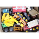 Fisher Price - Foundation - YCT - 15 x large scale trucks and some trailers including Fisher Price