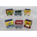Matchbox - Moko - Lesney - 8 x models, four boxed and four loose including # 29 Bedford CA Milk Van,