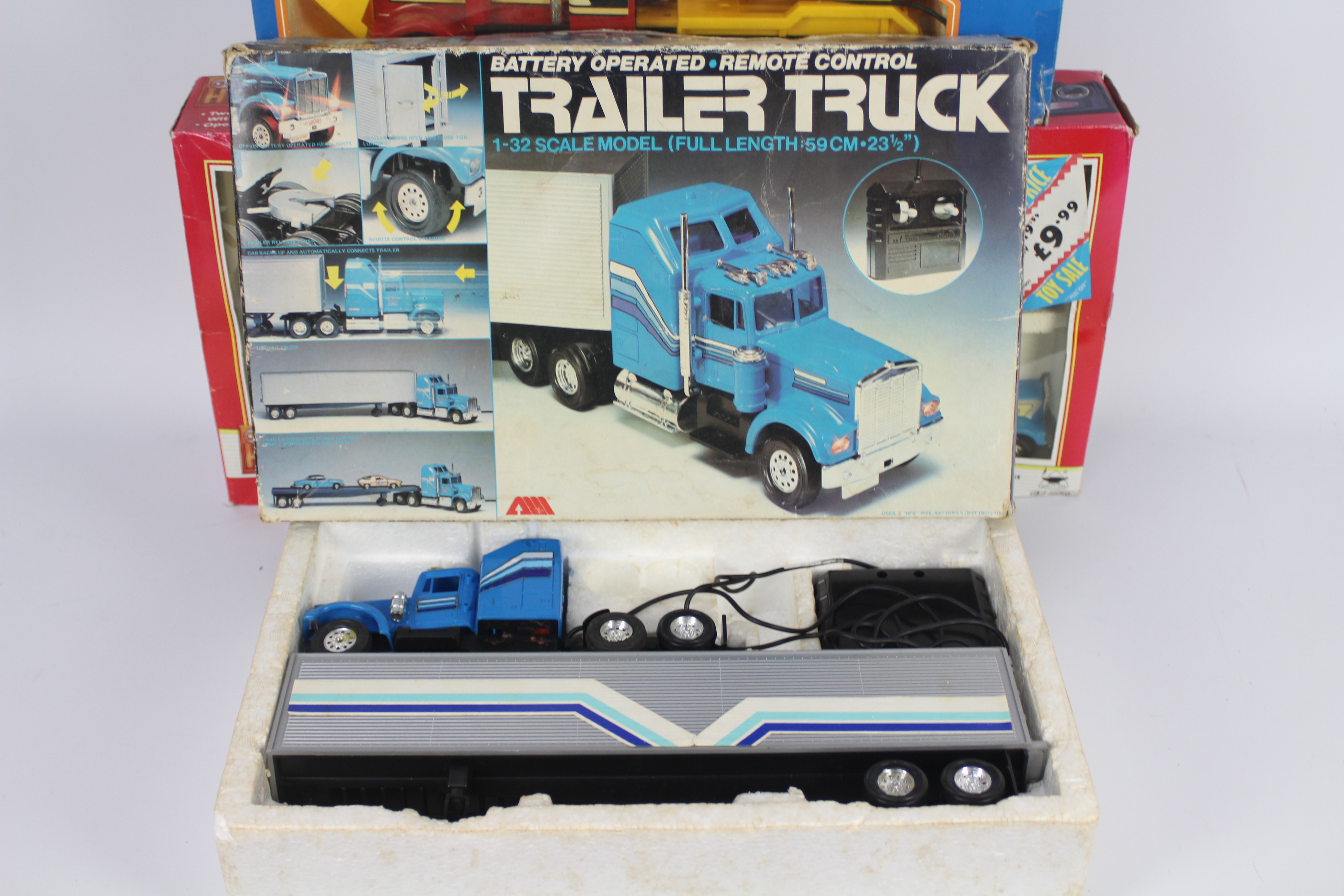 New Bright - GB Toy - Zap Toys - 4 x boxed vintage American style trucks including a friction - Image 3 of 3